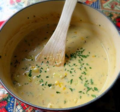 Cheddar & Corn Chowder