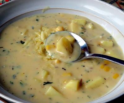 Cheddar & Corn Chowder