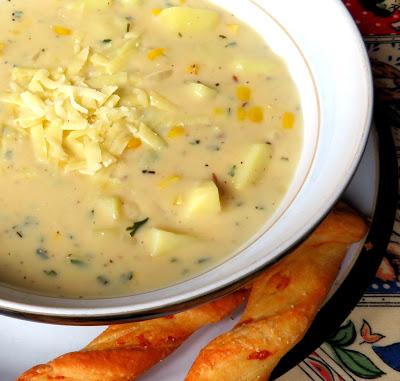 Cheddar & Corn Chowder