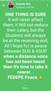 Ede Poly Ex-SUG President Cries-Out For Peace Over ASUP Crisis Ede Poly Ex-SUG President Cries-Out For Peace Over ASUP Crisis
