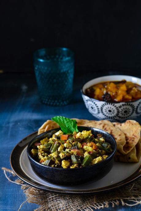 Bhindi Paneer Masala Recipe