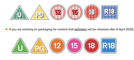 British Board of Film Classification – New Logos!