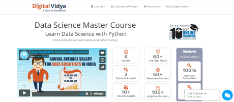 Digital Vidya Python Data Science Course Review 2019: Is It Worth??