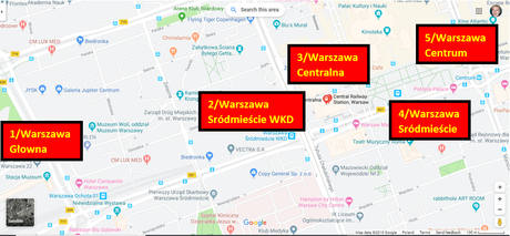 Why Are There Five Central Train Stations in Warszawa? Why Are There Five Central Train Stations in Warszawa?