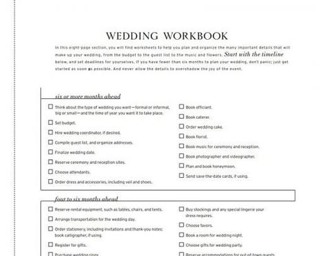 wedding planning printables marthastewart