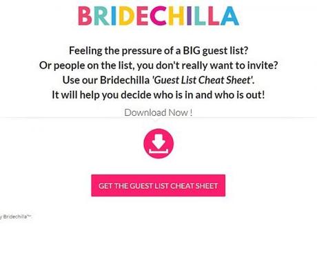 wedding planning printables bridechilla
