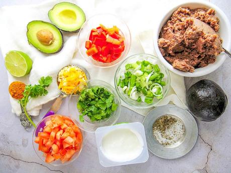 Guilt-Free, Healthy Seven Layer Bean Dip