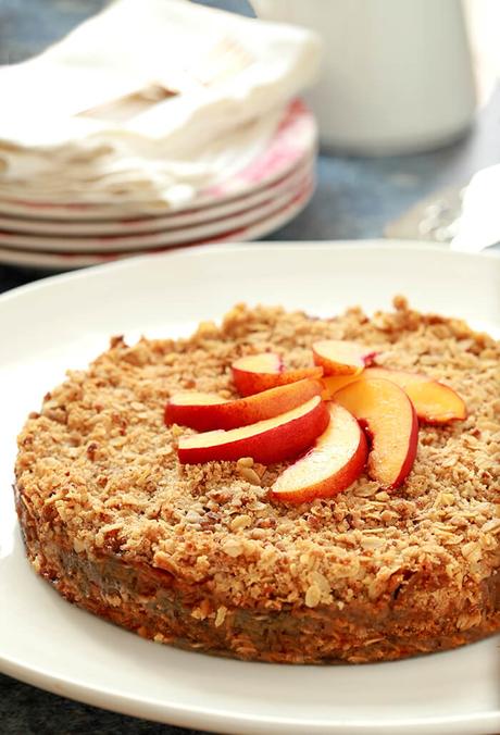 Double Crusted Peach and Pecan Crisp