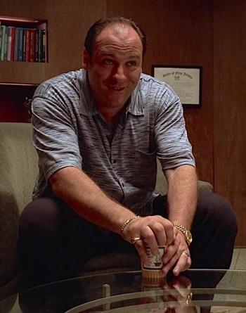 The Sopranos: Tony’s Blue Streak Credits Shirt The Sopranos: Tony’s Blue Streak Credits Shirt