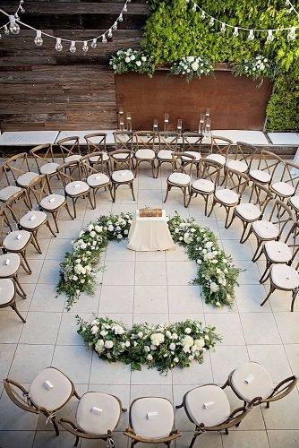 lesbian wedding ideas circular seating ceremony