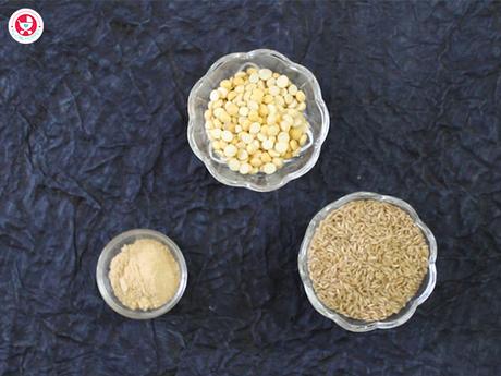 How to make Roasted Gram Rice Porridge for Babies [Homemade fiber rich porridge]?