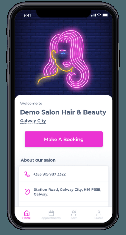 Salon Branded Apps - Prototype IE