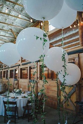 diy wedding ideas wedding balloons with greenery string