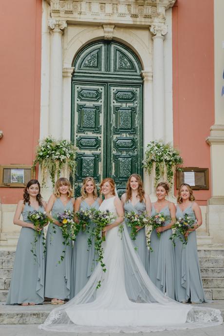 Rustic summer wedding in Corfu with gorgeous blooms | Charlotte & Alexandros