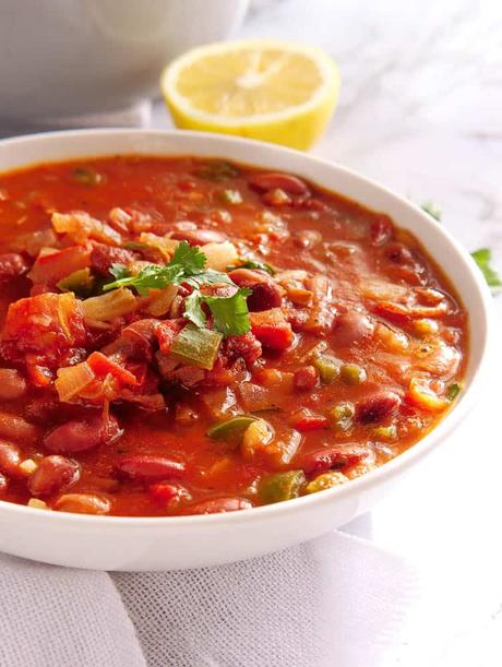 Indian Spiced Vegetarian Chili (or Rajma Masala)