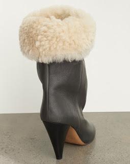 Shoe of the Day | Isabel Marant Lakfee Shearling Wrinkled Boots
