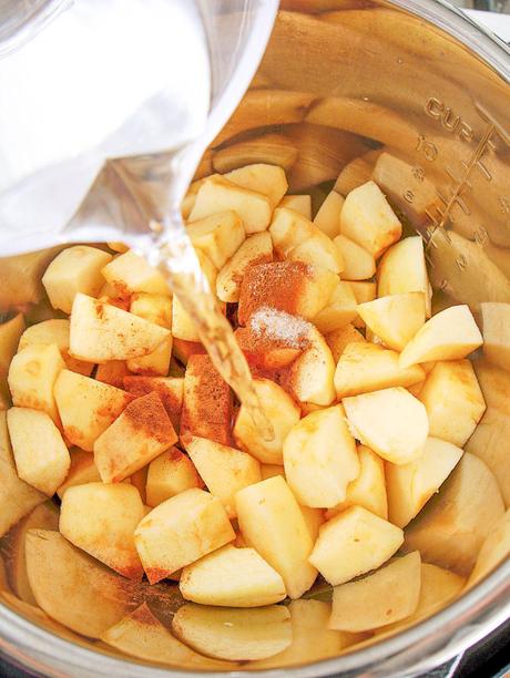 Instant Pot Applesauce with Cinnamon and Honey