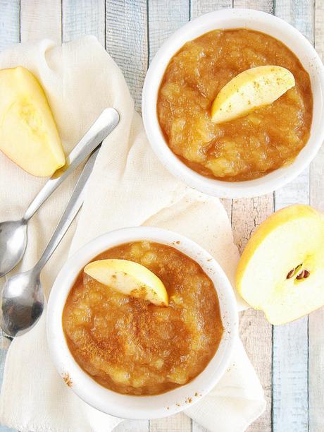 Instant Pot Applesauce with Cinnamon and Honey