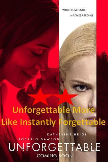 ABC Film Challenge – Thriller – U – Unforgettable (2017)
