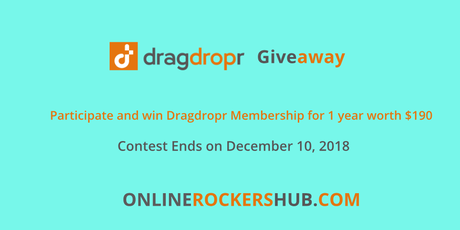 Dragdropr Giveaway