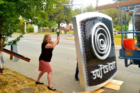 Handcrafted Signs for Handcrafted Shoes