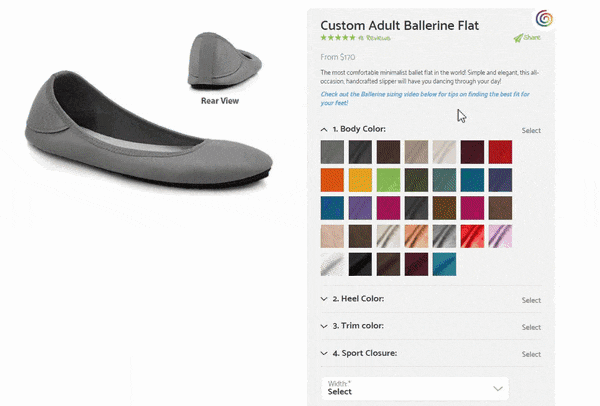 Customize Your Shoes with Millions of Possible Color Combinations