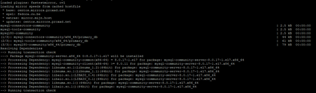 Install MySQL on Red Hat 7 Operating System Install MySQL on Red Hat 7 Operating System