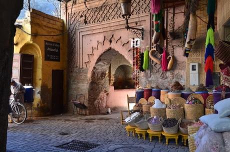 The Clintons are exploring the magical city of Marrakech in true tourist style