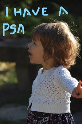 Public Service Announcement from Josie