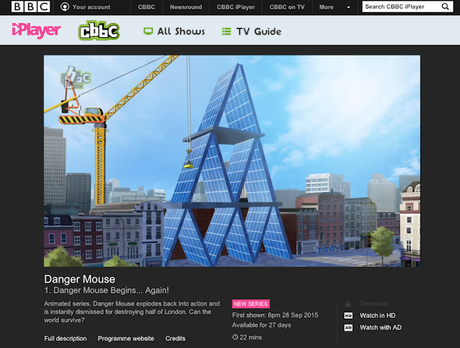 A Cartoon & Comic Book Tour Of London: Danger Mouse!