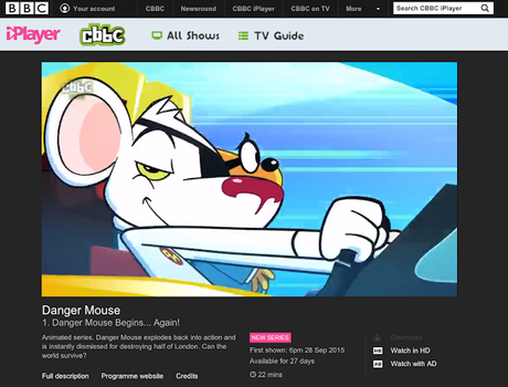 A Cartoon & Comic Book Tour Of London: Danger Mouse!