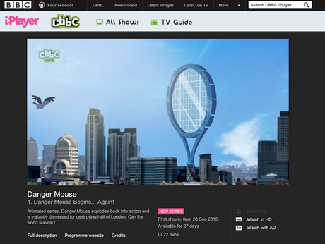 A Cartoon & Comic Book Tour Of London: Danger Mouse!