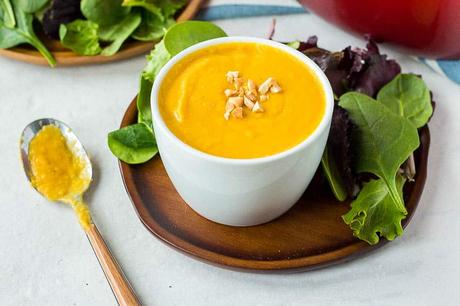 Vegan Butternut Squash Soup with Coconut Milk