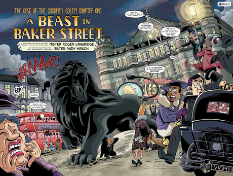 A Cartoon & Comic Book Tour Of London: Sherlock Holmes