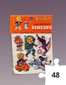Jigsaw puzzle - Richie Rich Three Dimensional Stickers