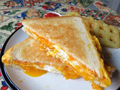 Fried Egg & Cheese Toasties