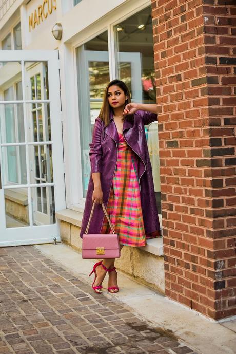 target 20 collection, isaac mizrahi dress, parisian chic style, snakeskin leather trench, fashion, style, street style, ootd, myriad musings, valentino rocketed heels.