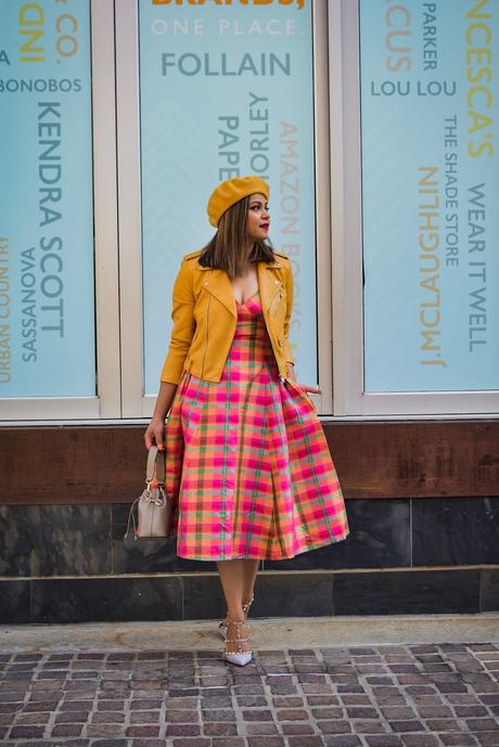 target 20 collection, isaac mizrahi dress, parisian chic style, snakeskin leather trench, fashion, style, street style, ootd, myriad musings, valentino rocketed heels.