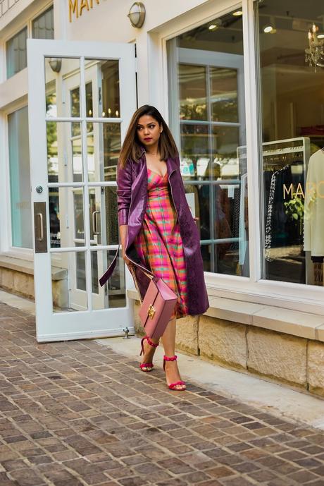 target 20 collection, isaac mizrahi dress, parisian chic style, snakeskin leather trench, fashion, style, street style, ootd, myriad musings, valentino rocketed heels.