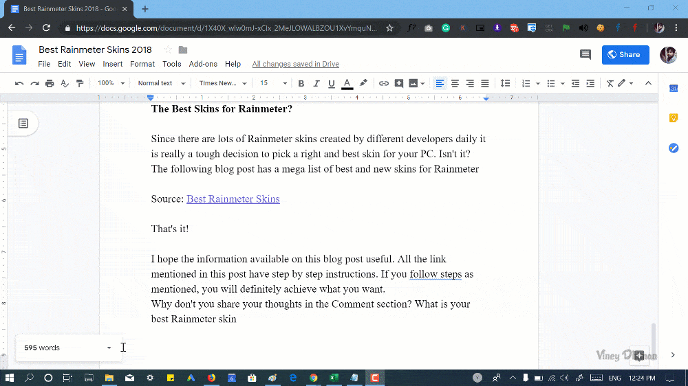 How to Check Word Count on Google Docs – 2019 (Updated Word Counter) google docs word counter