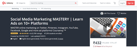 Top 10 Social Media and Marketing Courses for Students Online Professional Courses