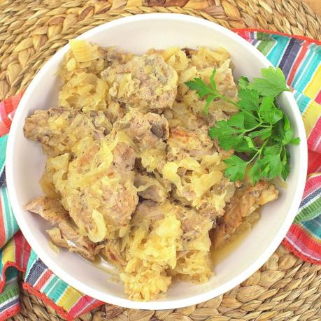 Instant Pot Pork Riblets with Sauerkraut #FallFlavors Instant Pot Pork Riblets with Sauerkraut #FallFlavors
