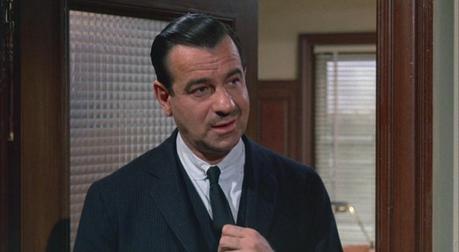 Walter Matthau’s Navy Striped Suit in Charade Walter Matthau’s Navy Striped Suit in Charade