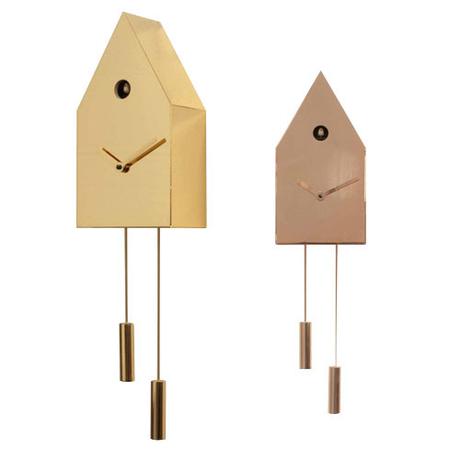 24k Cuckoo Clock designed by Alberto Sala