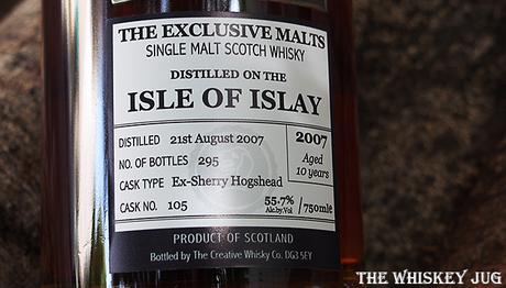 Exclusive Malts Isle of Islay 10 Label