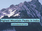 Highest Mountain Peaks India