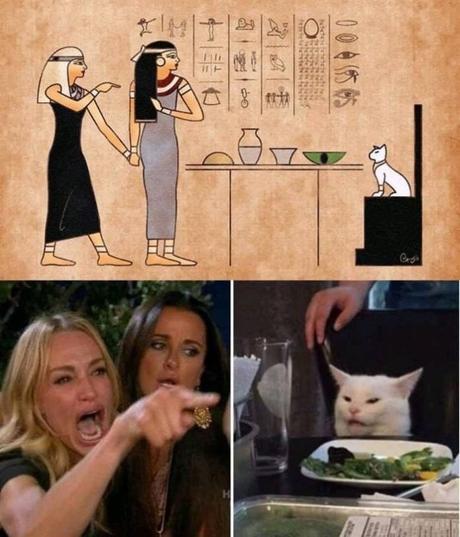 Did these ‘modern’ memes draw inspiration from ancient Egyptians?