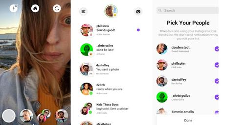 Instagram Takes on Snapchat by Launching Threads threads-by-Instagram-UI