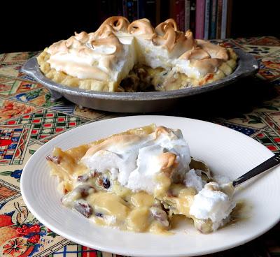 Raisin & Sour Cream Meringue Pie