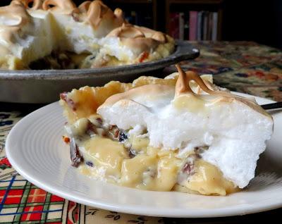 Raisin & Sour Cream Meringue Pie